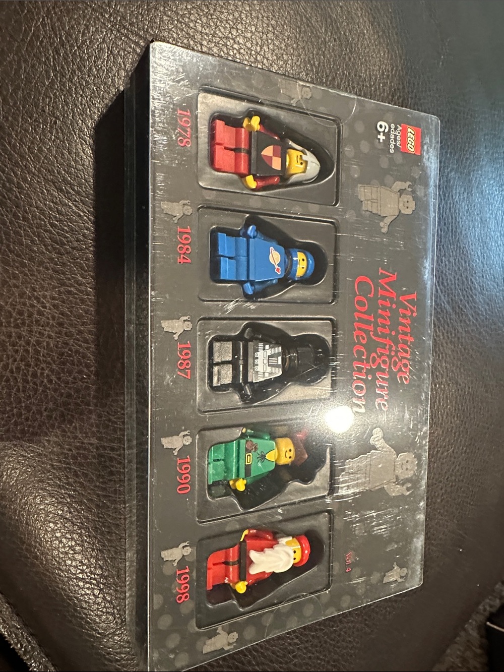 Lego Vintage Minifigure Collection - Red, Blue, Black, Green